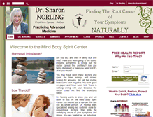 Tablet Screenshot of drsharonnorling.com